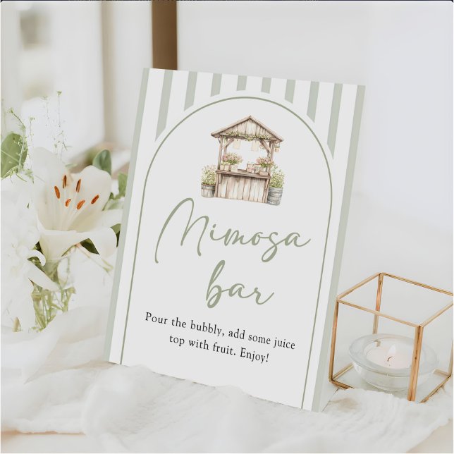 Signe De Table Green Fresh Off The Market Mimosa (Créateur téléchargé)