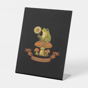 Signe De Table Grenouille de la maison de fée du jardin Cottageco