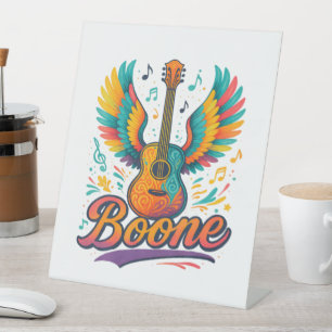 Signe De Table Guitare Boone