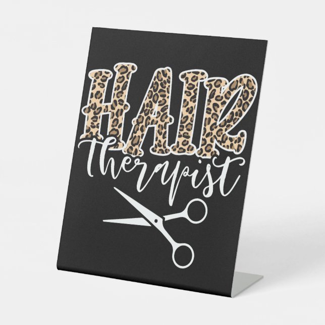 Signe De Table Hair Therapist Hair Stylist Hairtravist (Recto)