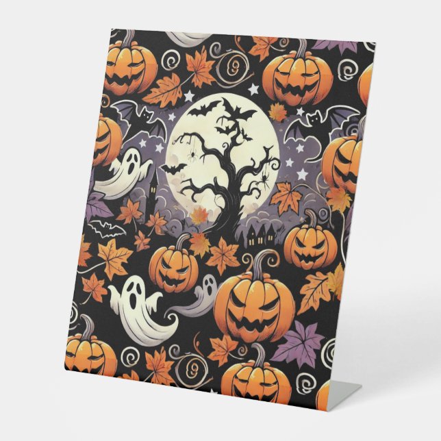 Signe De Table Halloween/Automne/Automne (Recto)