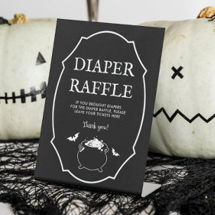 Signe De Table Halloween Baby shower Déchets Raffle