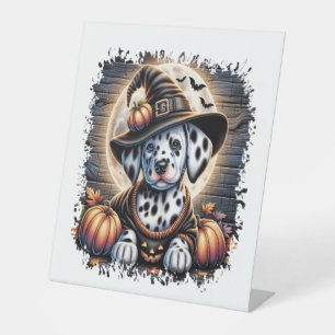 Signe De Table Halloween du chien dalmate