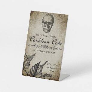 Signe De Table Halloween - Étiquettes alimentaires de fête