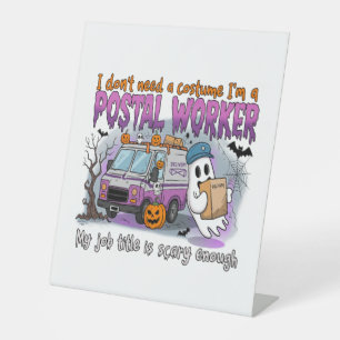 Signe De Table Halloween Ghost, Postal Worker