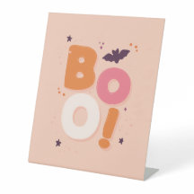 Halloween pas si Éffrayant - Boo Sign