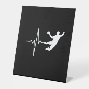 Signe De Table Handball - Handball Player Heartbeat