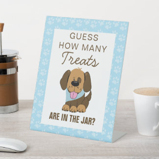 Signe De Table Handsome Chien Chien Chien Guise Combien De Jeu