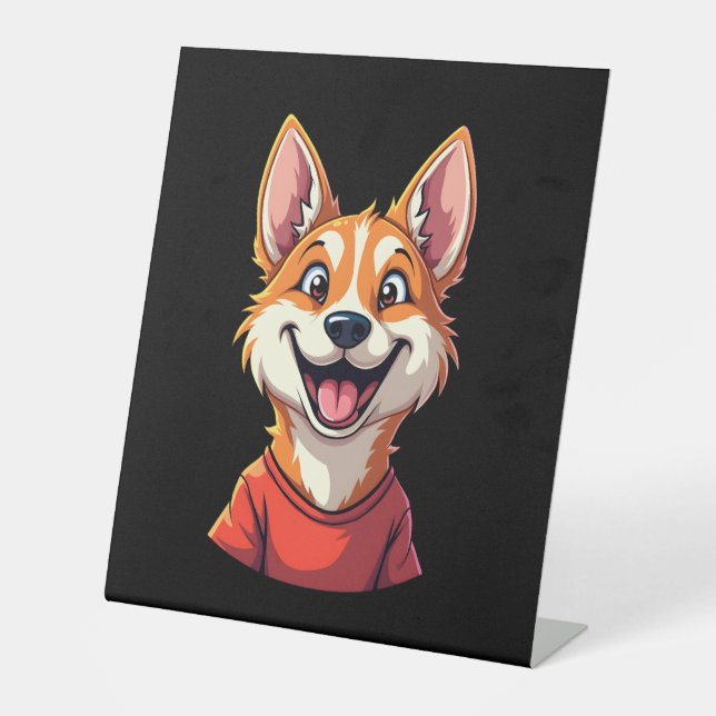 Signe De Table Happy Australian Cattle Dog Tank Top (Recto)