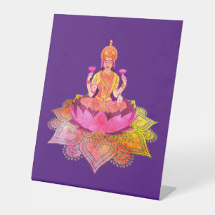 Signe De Table Happy Diwali - Deepalavi Lakshmi Goddess 4