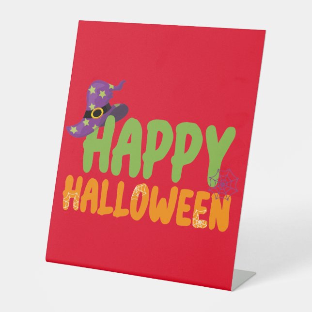Signe De Table Happy Halloween (Recto)