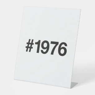 Signe De Table Hashtag 1976 49 Anniversaire