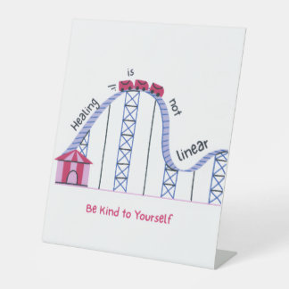 Signe De Table 'Healing Isn't Linear' Empowering Self Love Sign