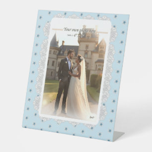 Signe De Table Hibiscus & dentelle TURQUOISE