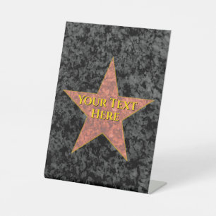 Signe De Table Hollywood Star
