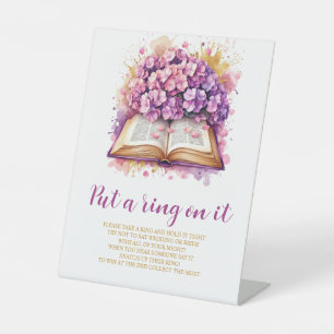 Signe De Table Hydrangea Placer une bague sur It Jeu