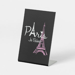 Signe De Table I Love Paris Tour Eiffel France Souvenir français