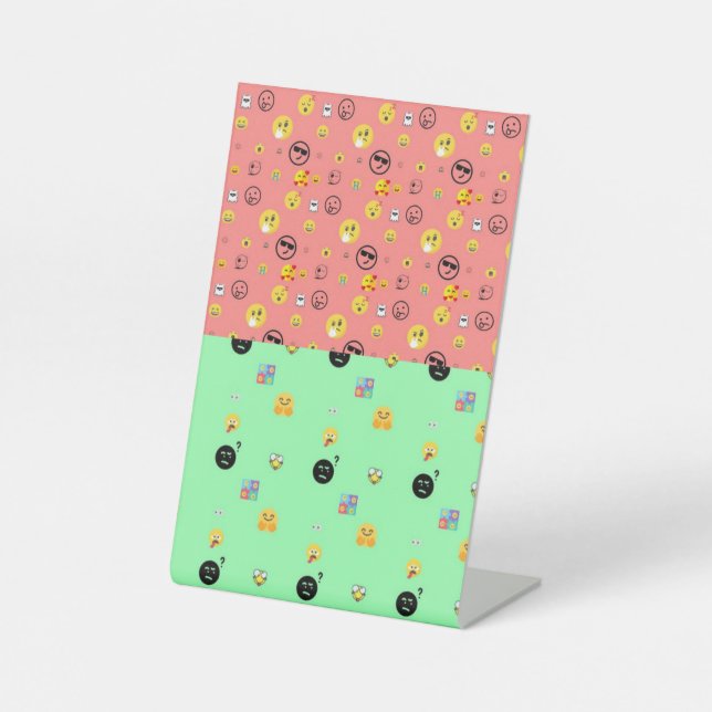 Signe De Table Idée Emoji (Recto)