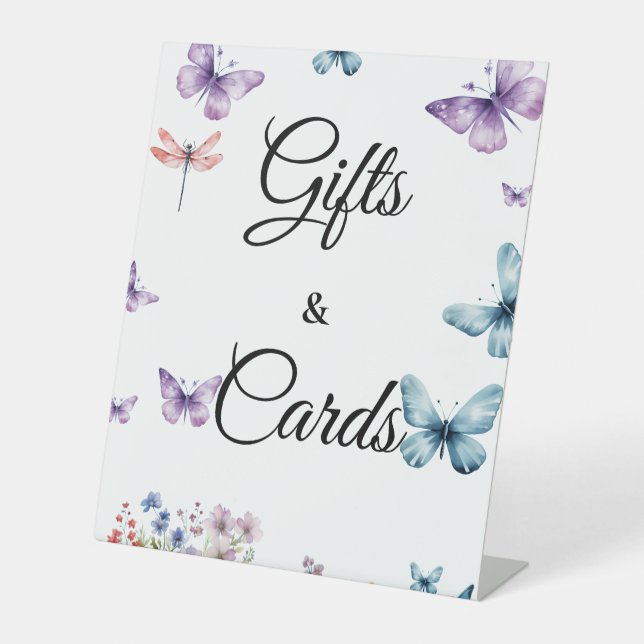 Signe De Table Il donne des papillons Fête des mariées Cadeaux &  (Recto)