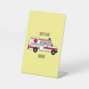 Signe De Table Illustration d'ambulance