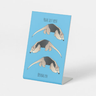 Signe De Table Illustration de Tamandua