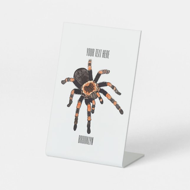 Signe De Table Illustration de Tarantula (Recto)
