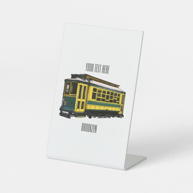 Signe De Table Illustration du chariot Mata (Recto)