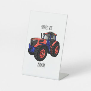 Signe De Table Illustration du tracteur