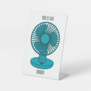 Signe De Table Illustration du ventilateur