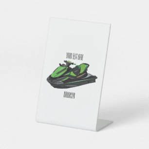 Signe De Table Illustration Jet ski