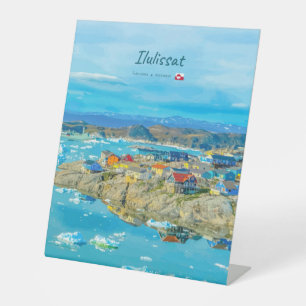 Signe De Table Ilulissat, Groenland - Ville des Icebergs