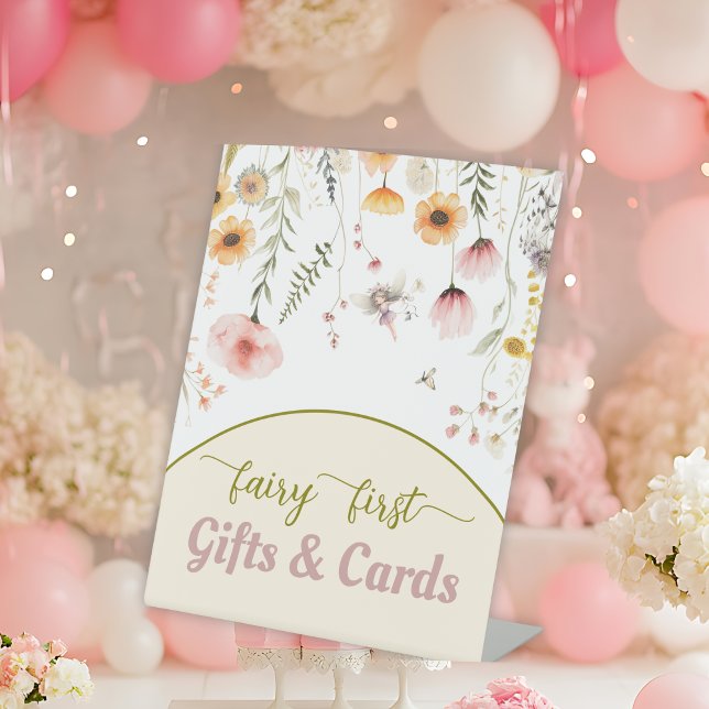 Signe De Table Imaginaire fleur sauvage fée premier Cadeaux (Créateur téléchargé)