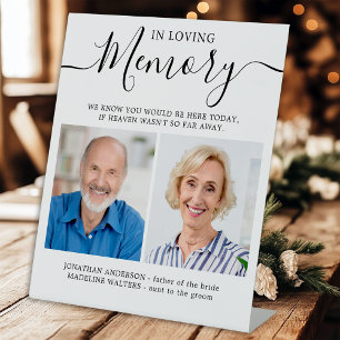 Signe De Table In Love Memory 2 Photo Modern Memorial Mariage