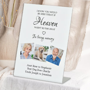 Signe De Table In Love Memory 3 Photo Memorial Mariage Pedestal