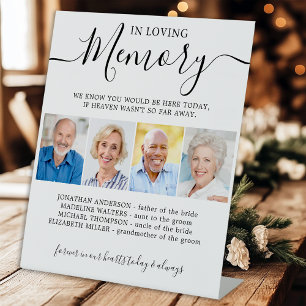 Signe De Table In Love Memory 4 Photo Modern Memorial Mariage