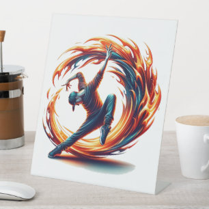 Signe De Table Inferno Spin - Stimuler l'esprit de Breakdance