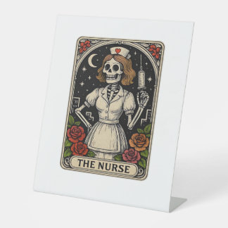Signe De Table Infirmière fantôme Soins curieux et Haunt Whimsica