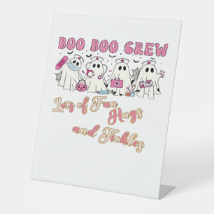 Signe De Table Infirmière Paediactric Amusement Halloween Design