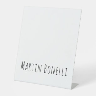 Signe De Table Informations de nom propres professionnelles class
