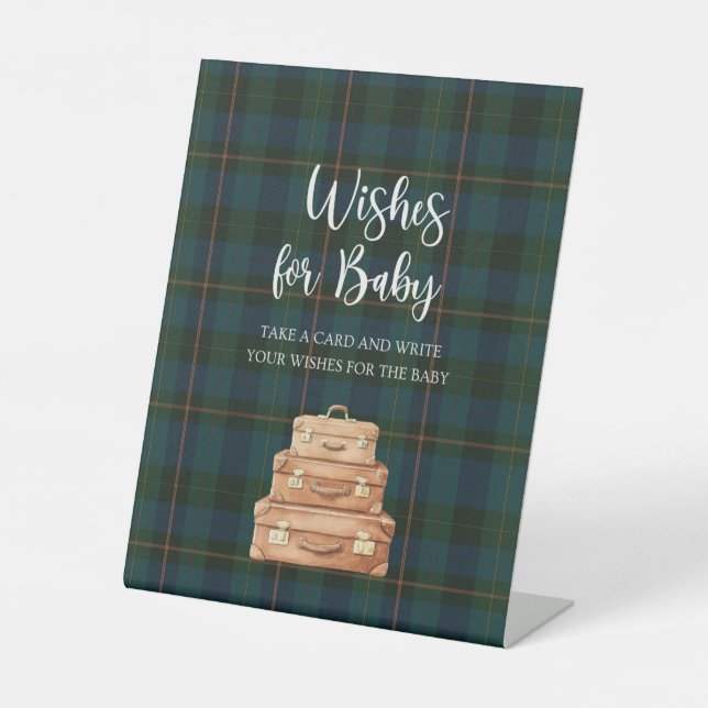 Signe De Table Inspired Baby Shower Wishes for Baby (Recto)