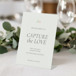 Signe De Table Ivory   Capture the Love Table de Mariage Haut de 