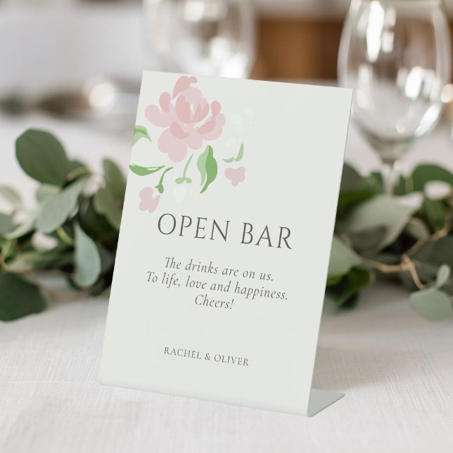 Signe De Table Ivory | Mariage à bar ouvert dessus socle Sig (Créateur téléchargé)