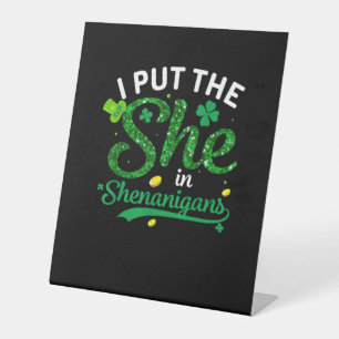 Signe De Table J'Ai Mis La Femme Dans La Chemise Shenanigans St p
