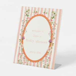 Signe De Table Jardin bouillant Whimsical Baby Welcome