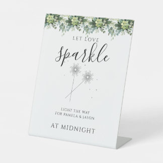 Signe De Table Jardin d'été Aquarelle Mariage floral