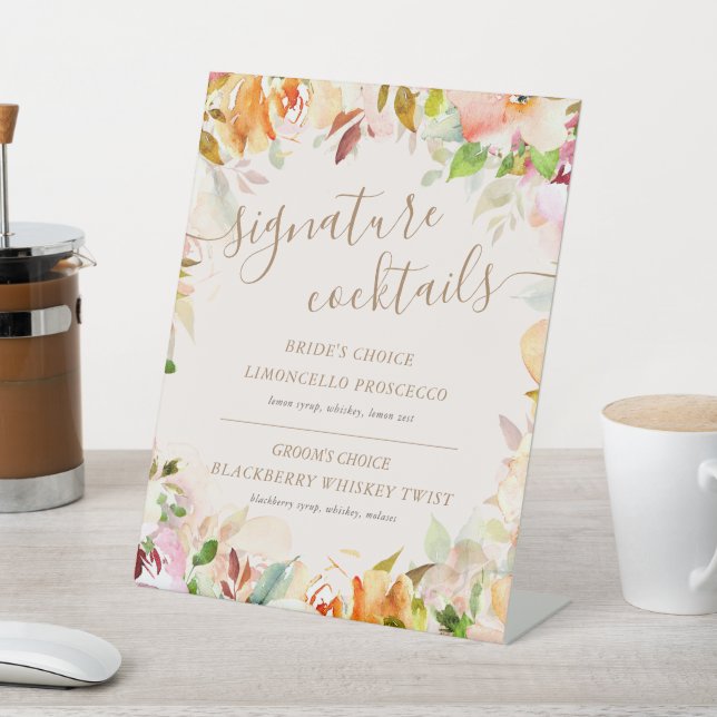 Signe De Table Jardin d'été Signature Florale Cocktail Signal (In SItu)