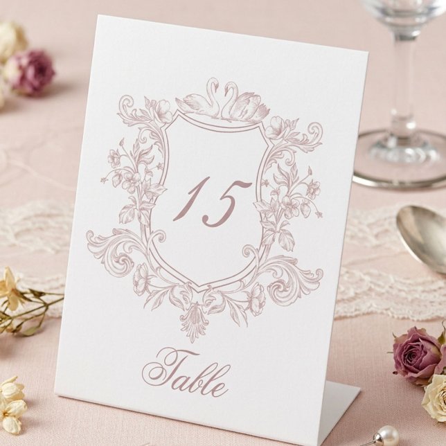 Signe De Table jardin fleuri victorien luxe (Créateur téléchargé)