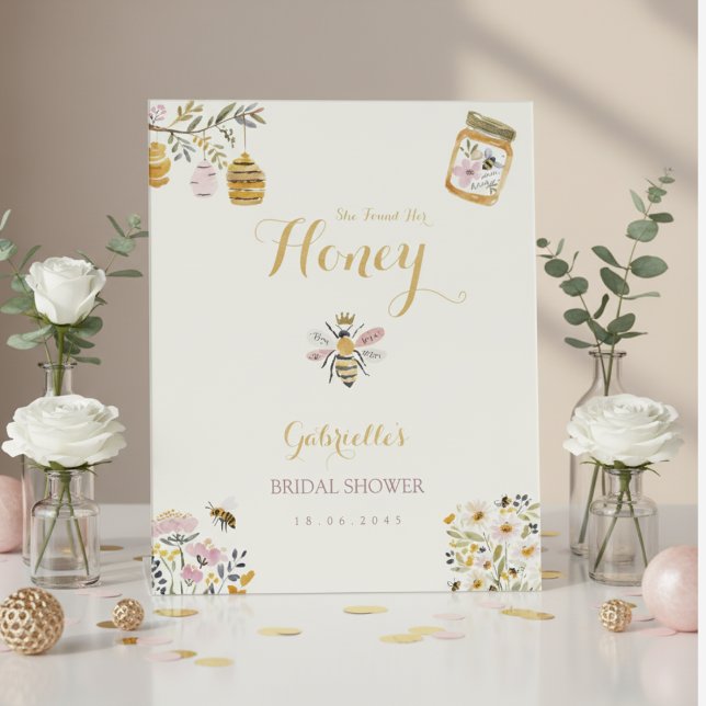 Signe De Table Jaune Beurre Elle A Trouvé Sa Ruche De Mariée (Créateur téléchargé)
