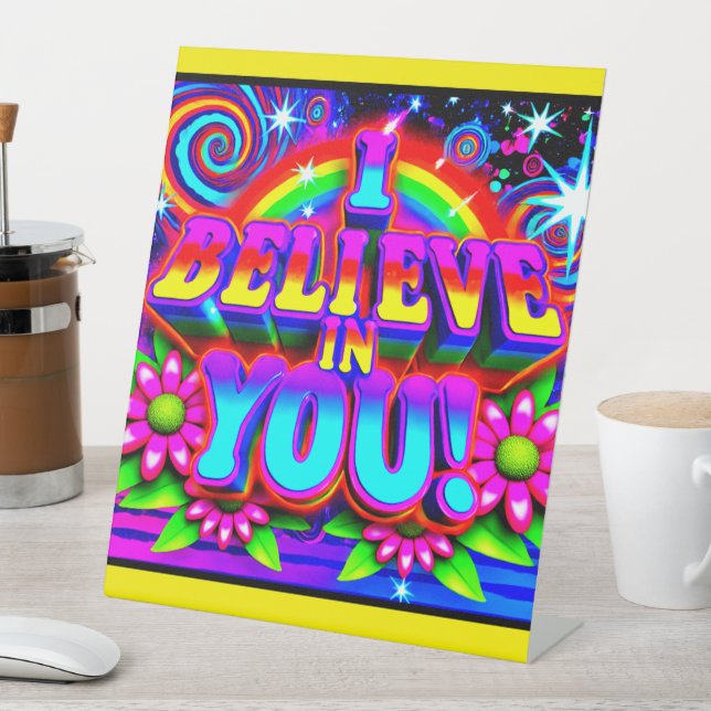 Signe De Table Je Crois En Toi (In SItu)