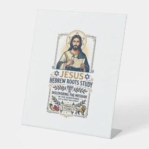 Signe De Table Jésus Langues de la Bible Hébreu Grec Chemise de